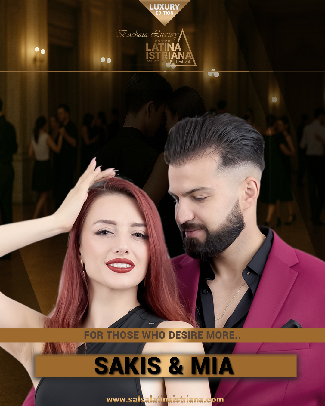 Bachata instructors - Sakis & Mia